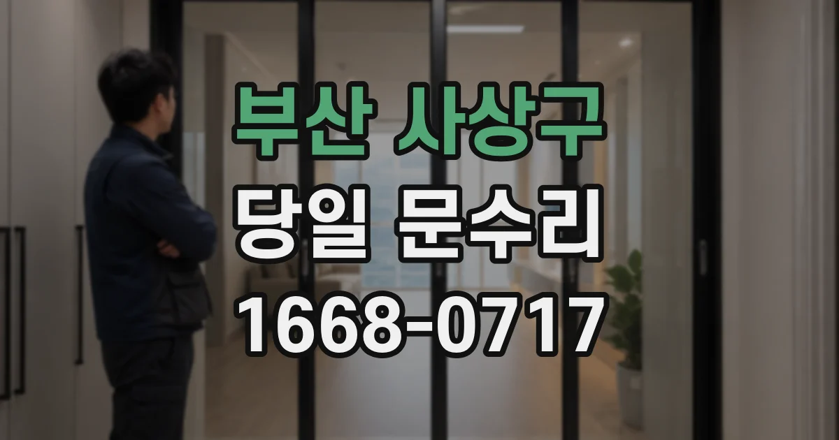 부산 사상구 당일 문수리