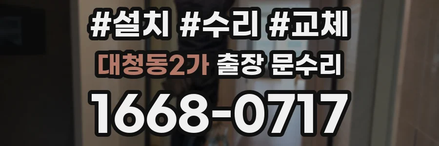 대청동2가 출장 문수리
