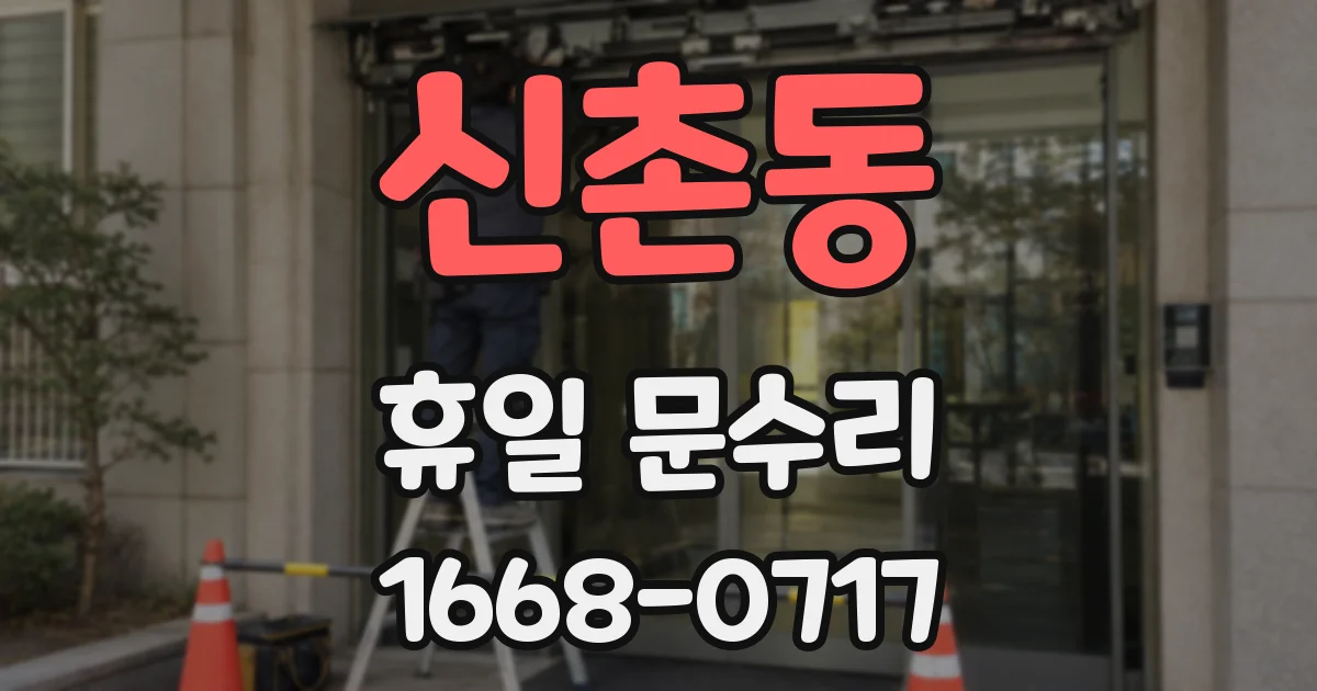 신촌동 휴일 문수리