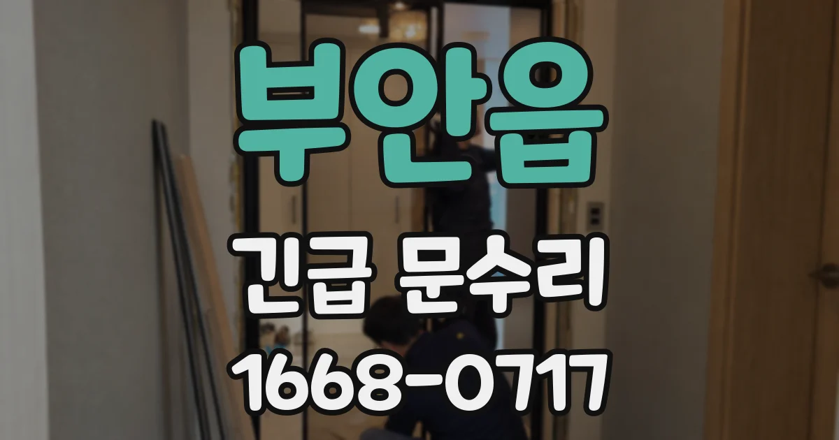 부안읍 긴급 문수리