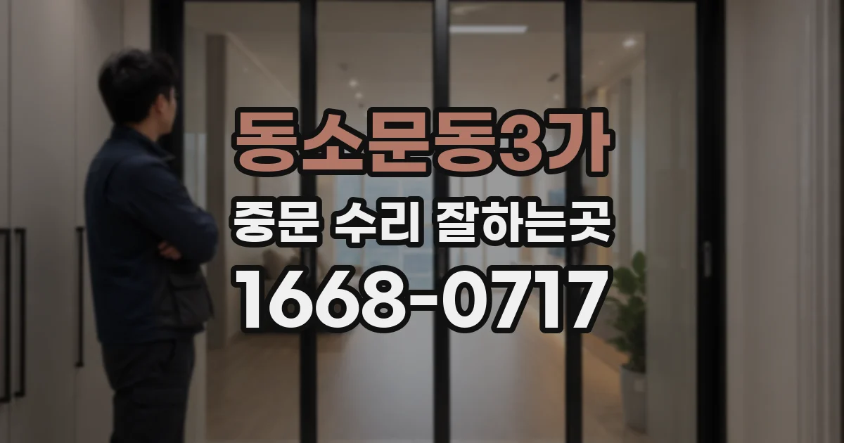 동소문동3가 중문 수리 잘하는곳
