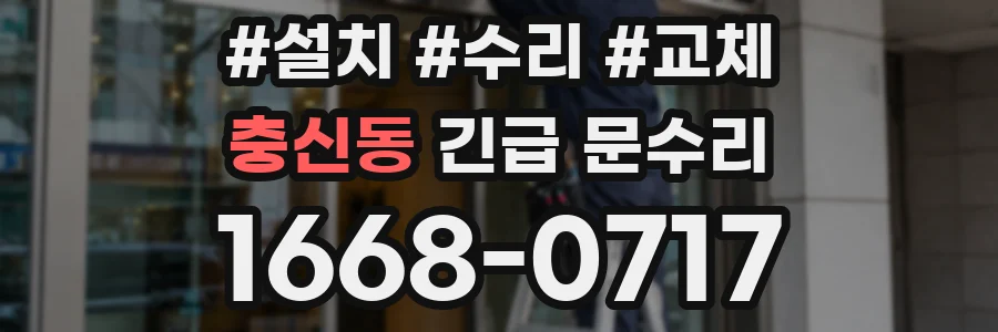 충신동 긴급 문수리