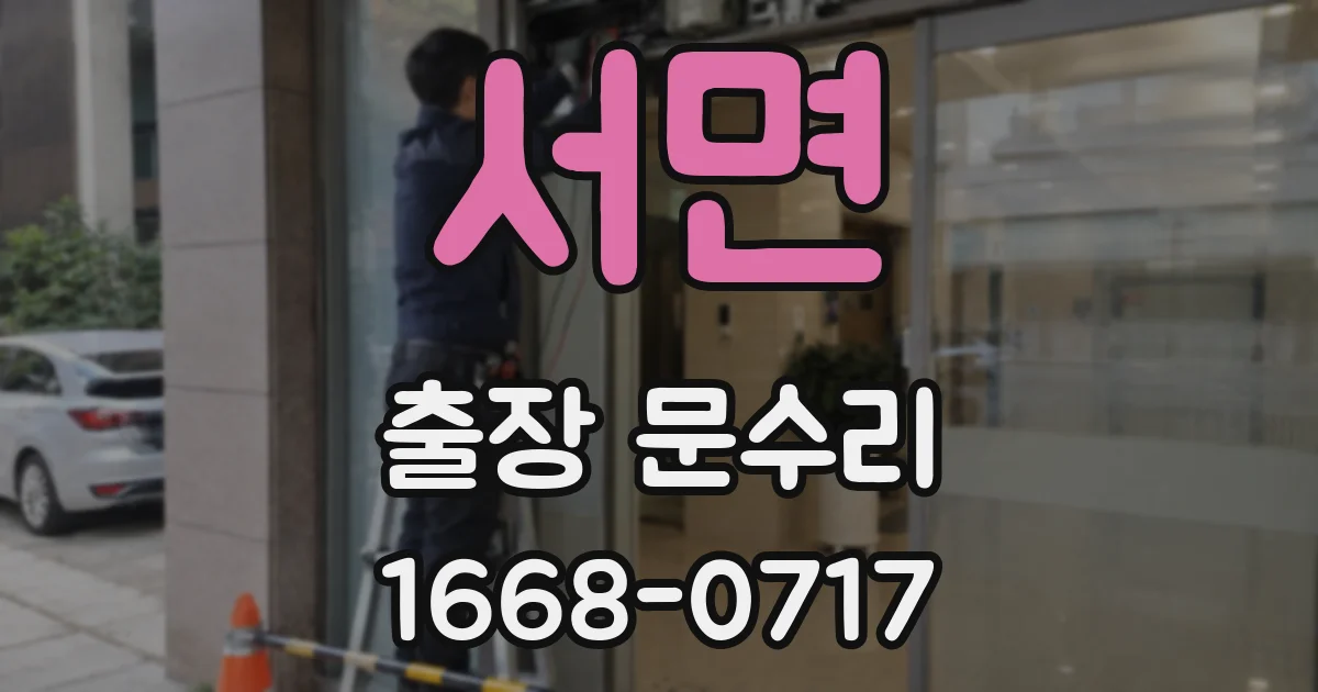 서면 출장 문수리