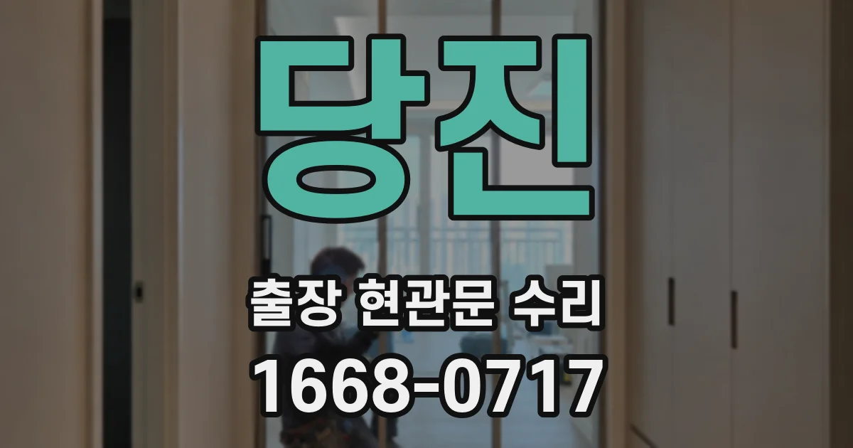 당진 출장 현관문 수리