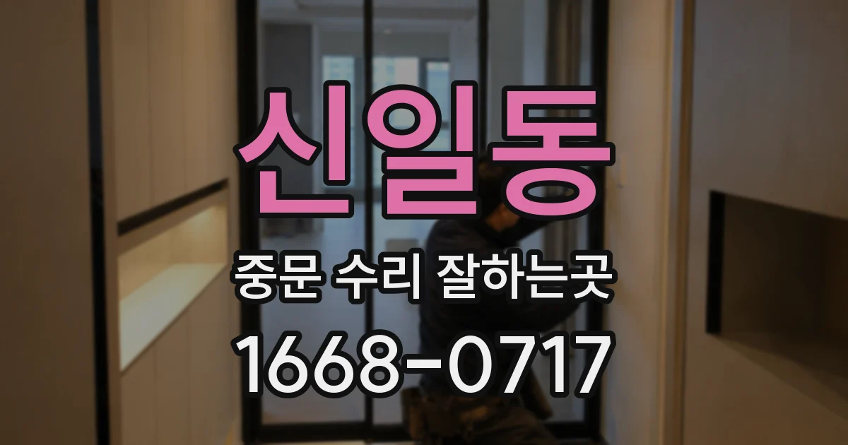 신일동 중문 수리 잘하는곳