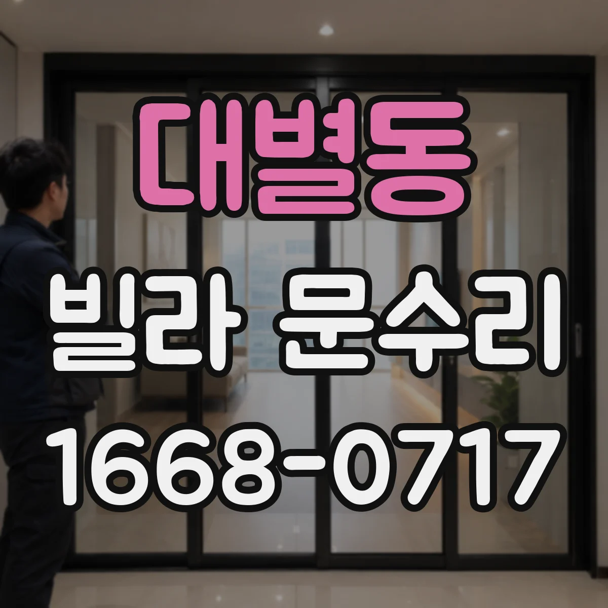 대별동 빌라 문수리