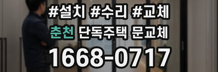 춘천 단독주택 문교체