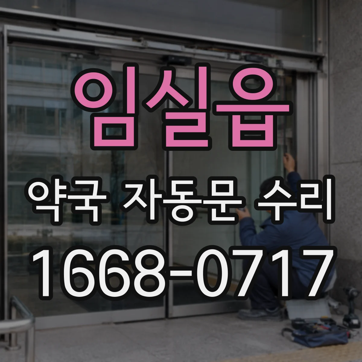 임실읍 약국 자동문 수리