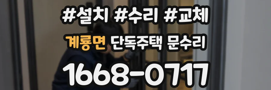계룡면 단독주택 문수리
