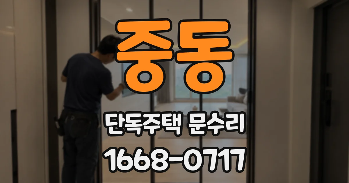 중동 단독주택 문수리