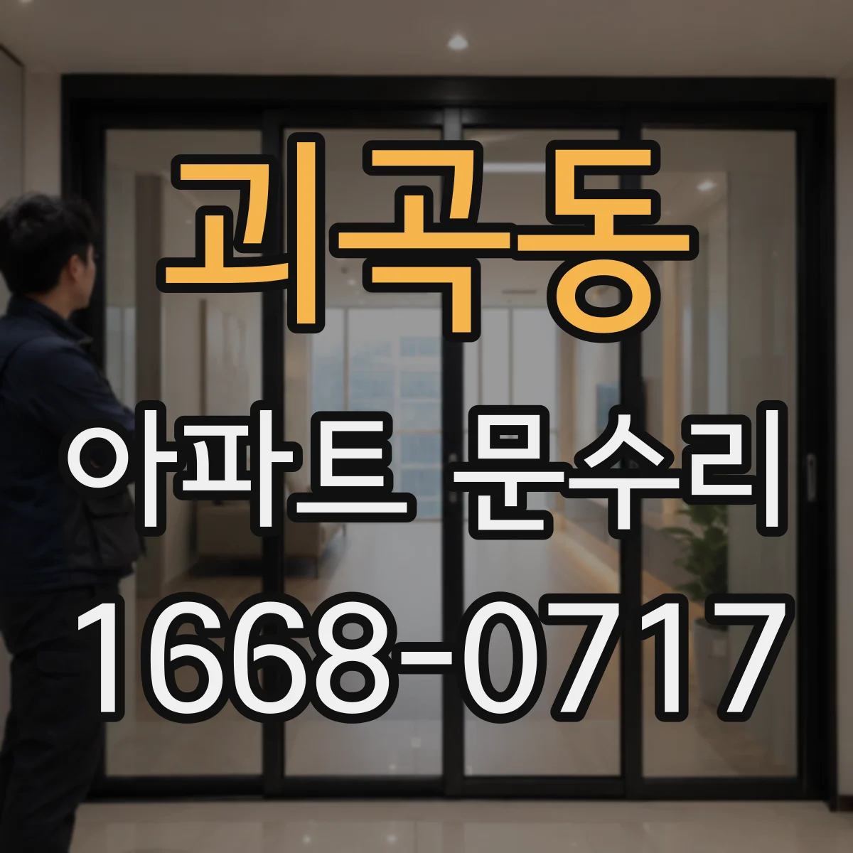 괴곡동 아파트 문수리