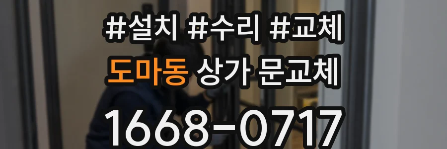도마동 상가 문교체