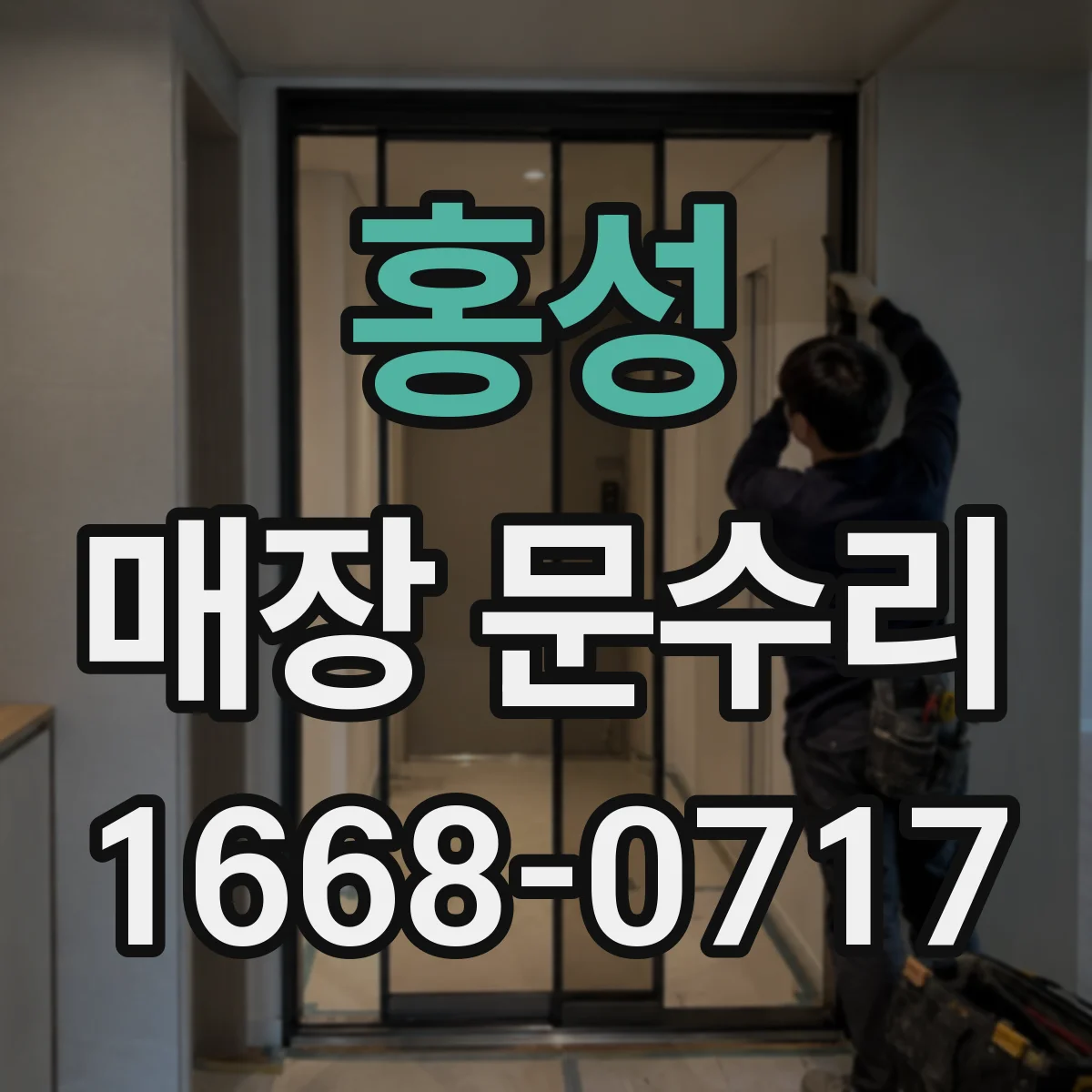 홍성 매장 문수리 유리문 유격 소리 날 때 즉시 점검 포인트