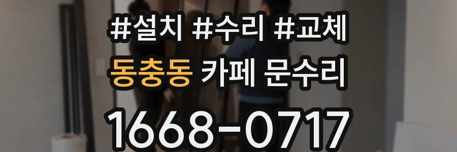 동충동 카페 문수리