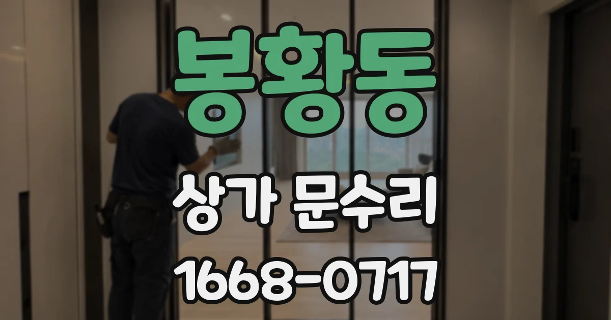 봉황동 상가 문수리