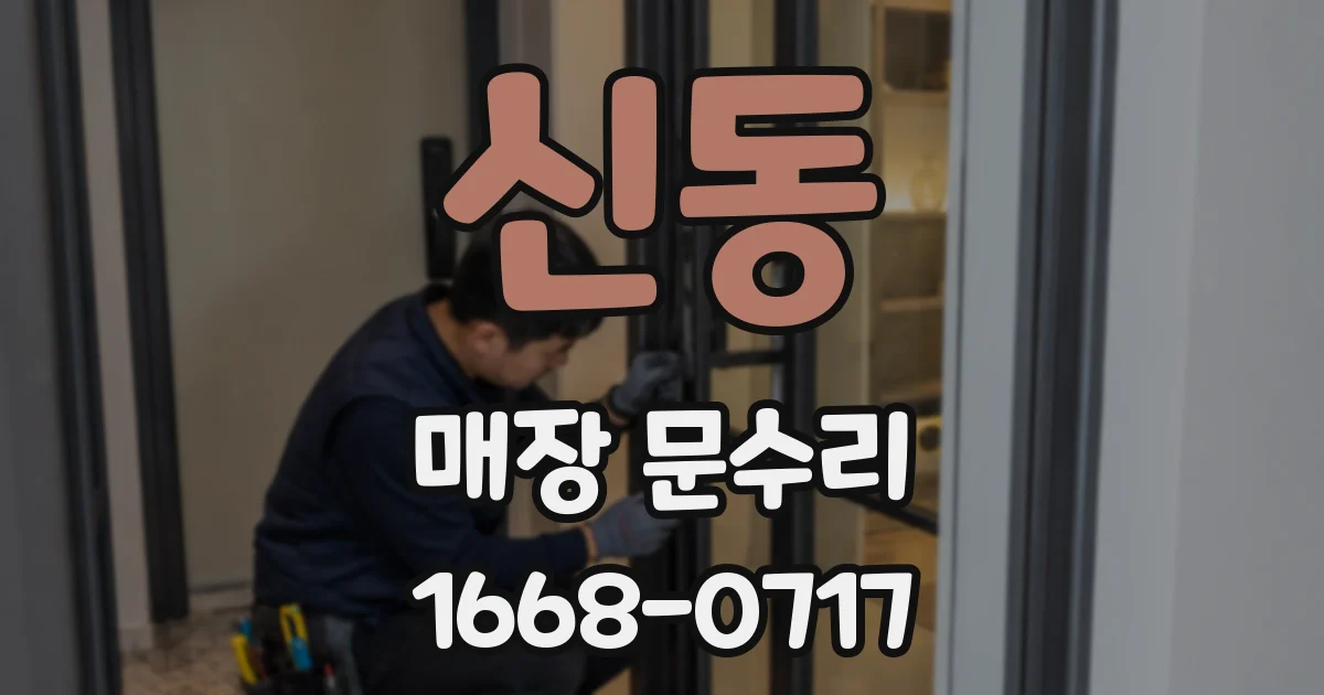 신동 매장 문수리