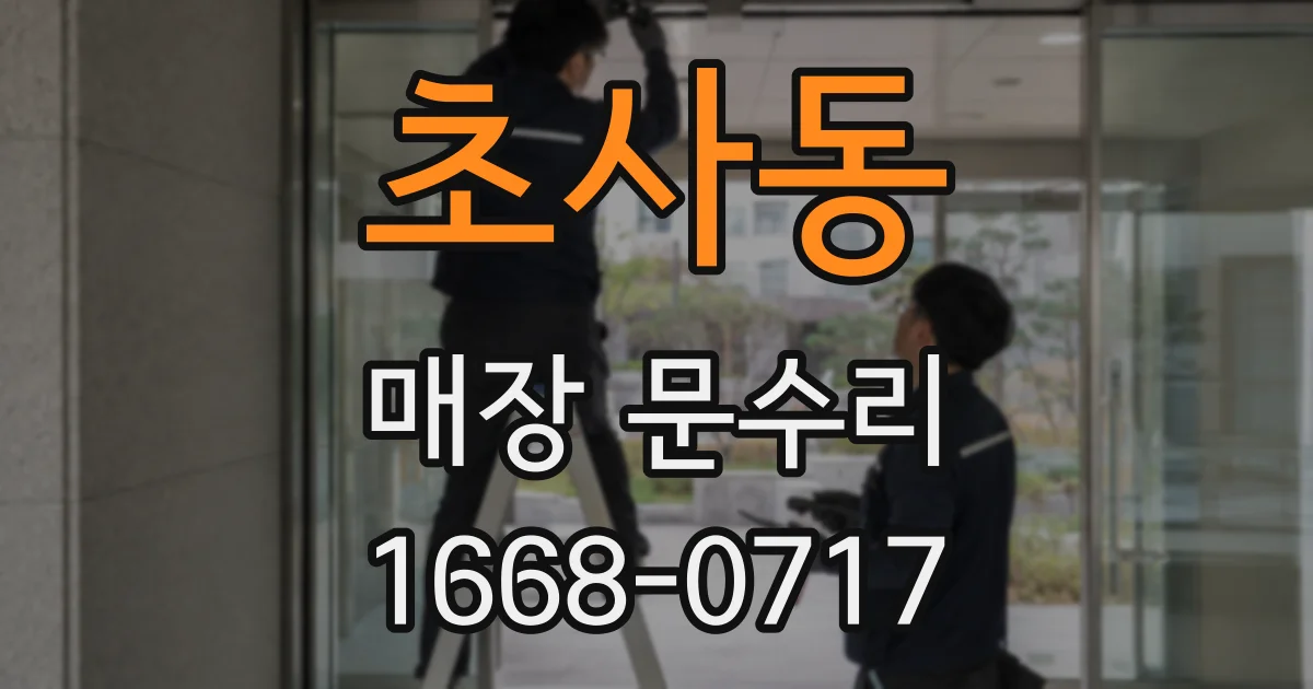 초사동 매장 문수리