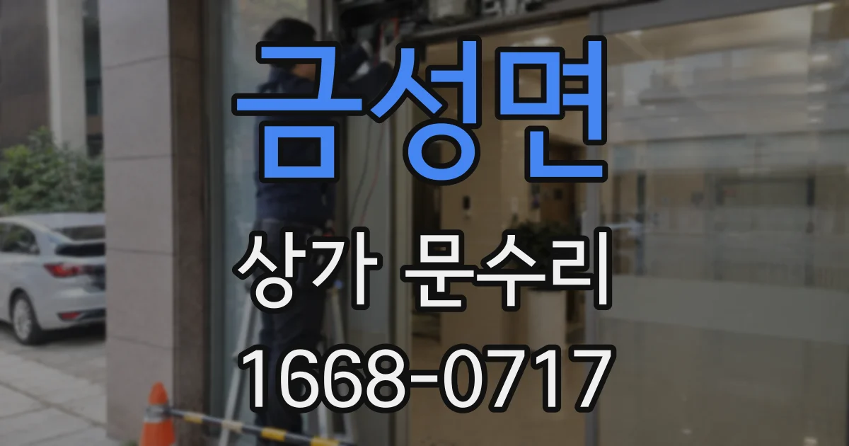 금성면 상가 문수리