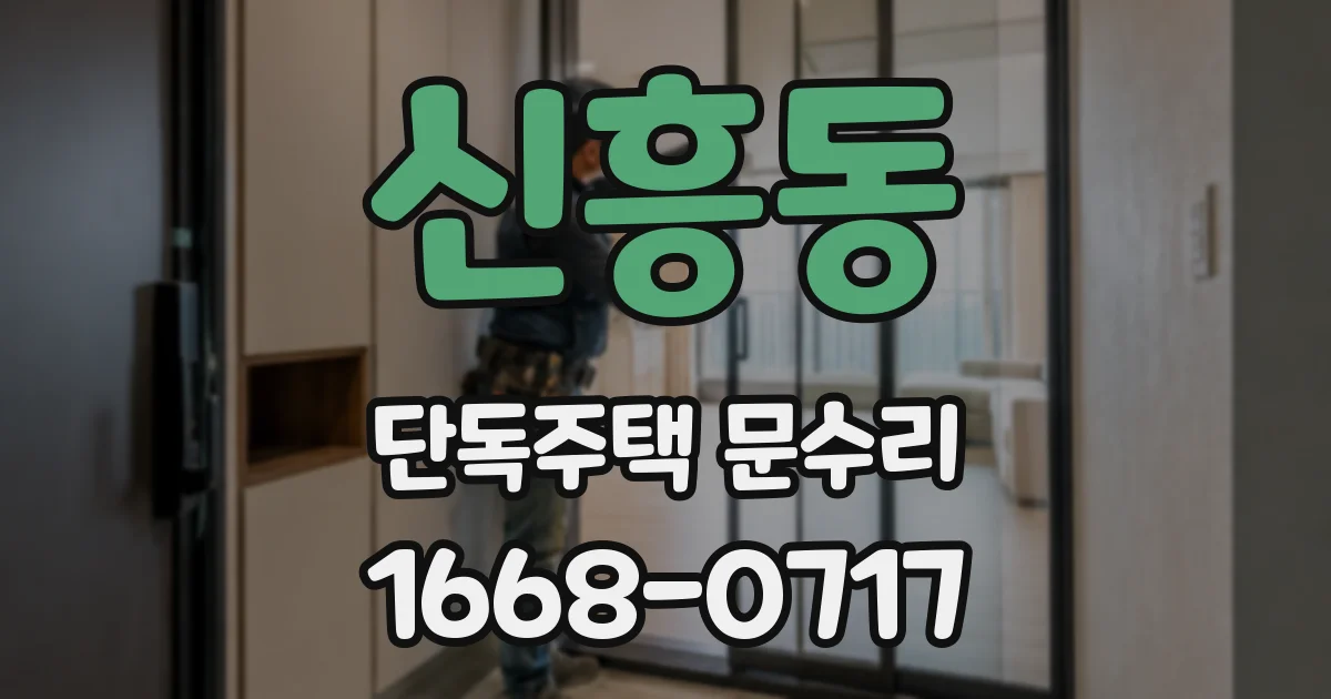 신흥동 단독주택 문수리