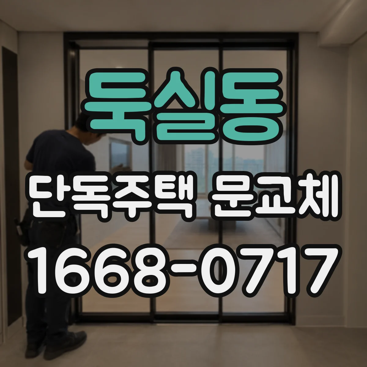 둑실동 단독주택 문교체