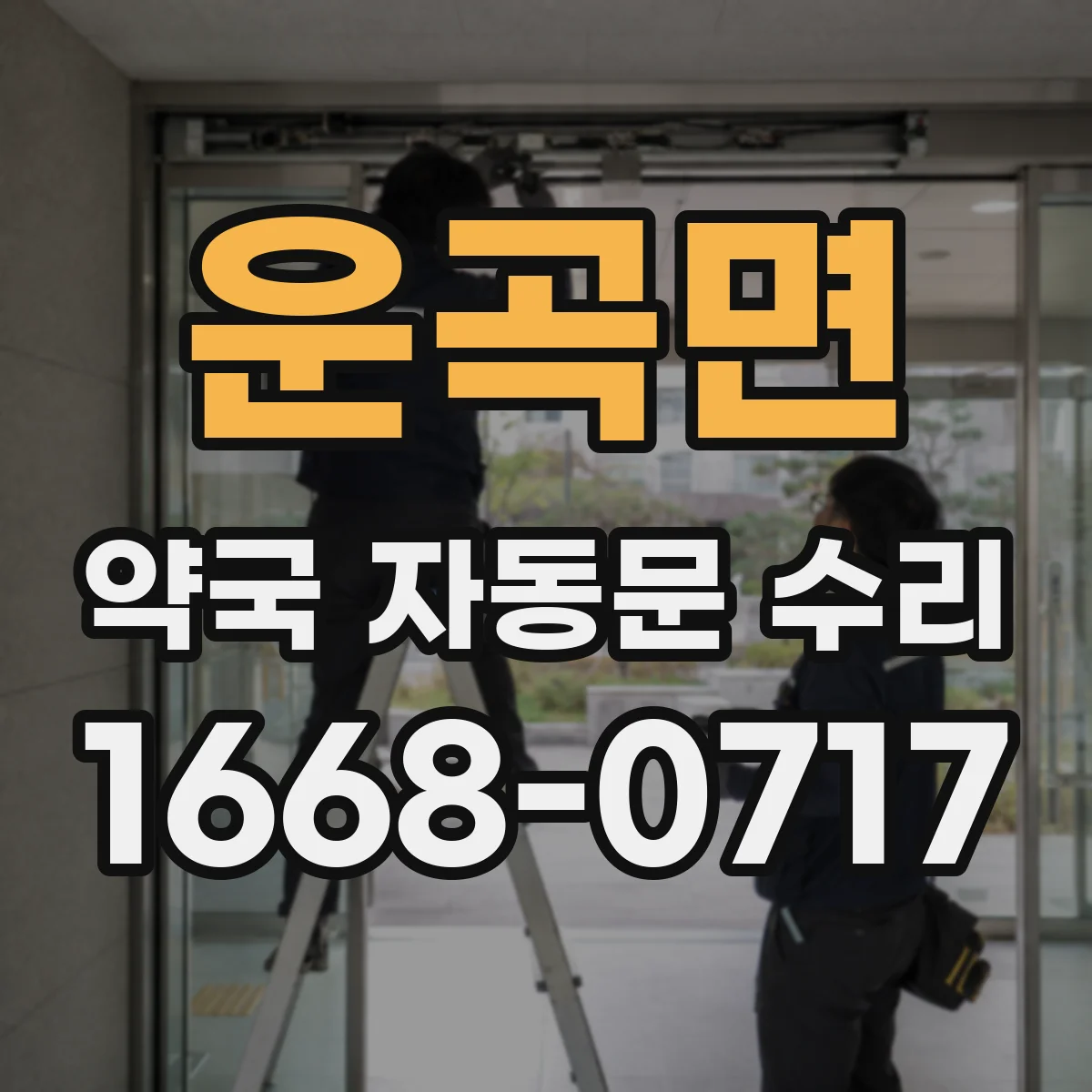 운곡면 약국 자동문 수리