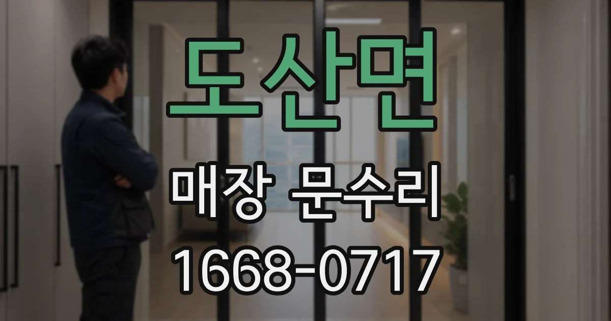 도산면 매장 문수리