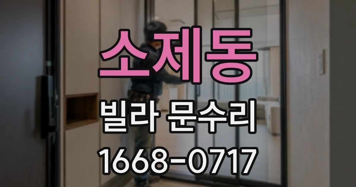 소제동 빌라 문수리