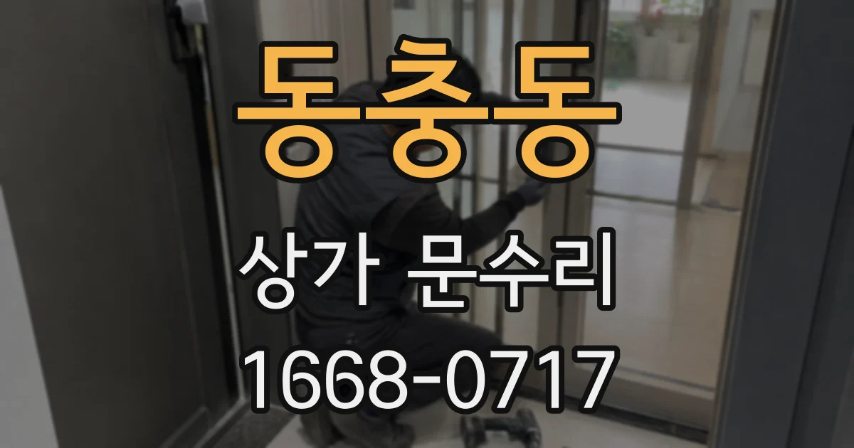 동충동 상가 문수리
