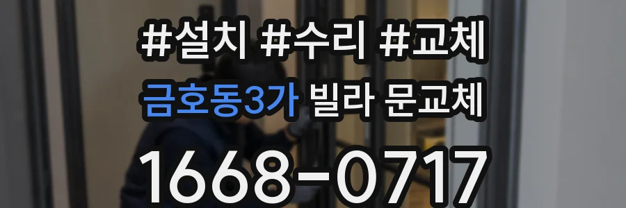 금호동3가 빌라 문교체