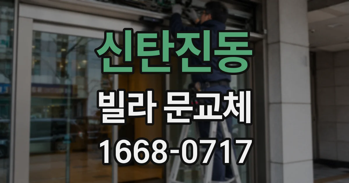 신탄진동 빌라 문교체