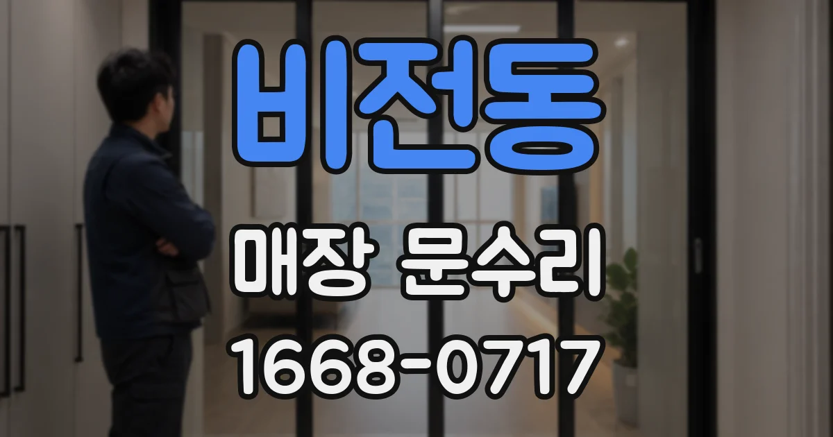 비전동 매장 문수리