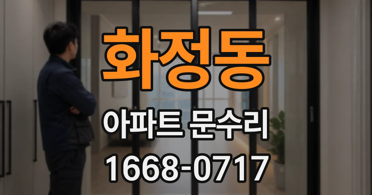 화정동 아파트 문수리