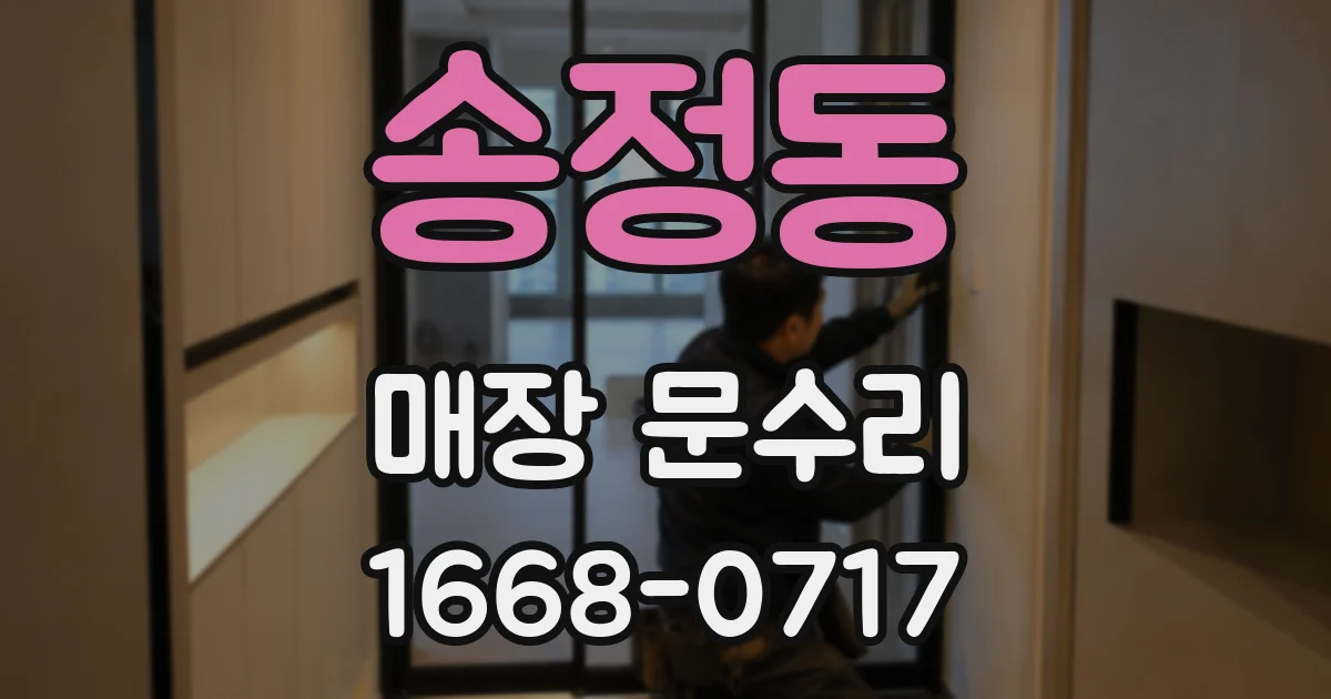 송정동 매장 문수리