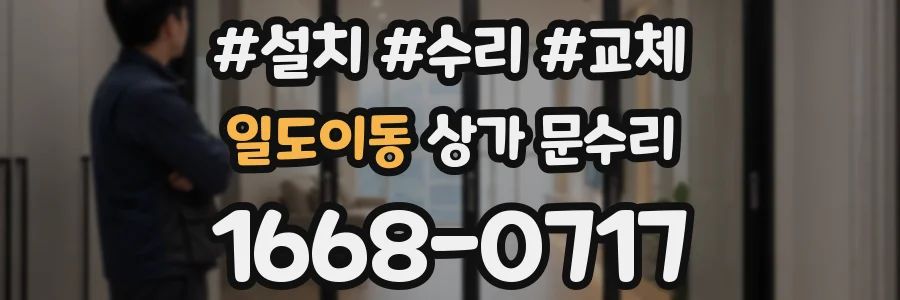 일도이동 상가 문수리
