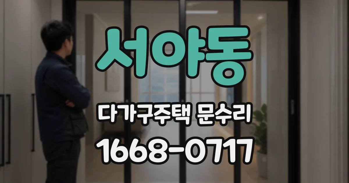 서야동 다가구주택 문수리