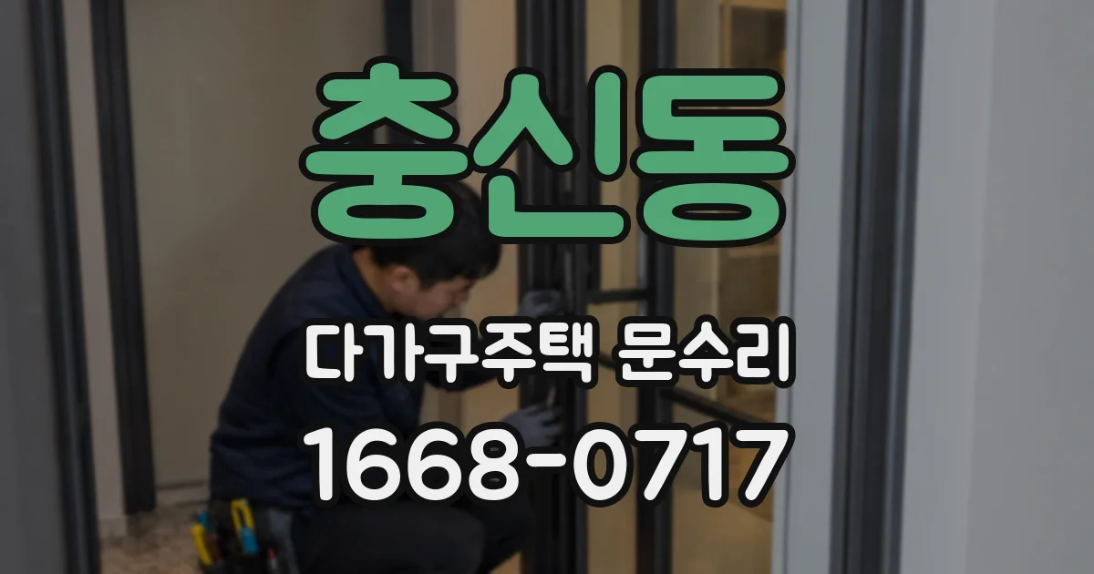 충신동 다가구주택 문수리