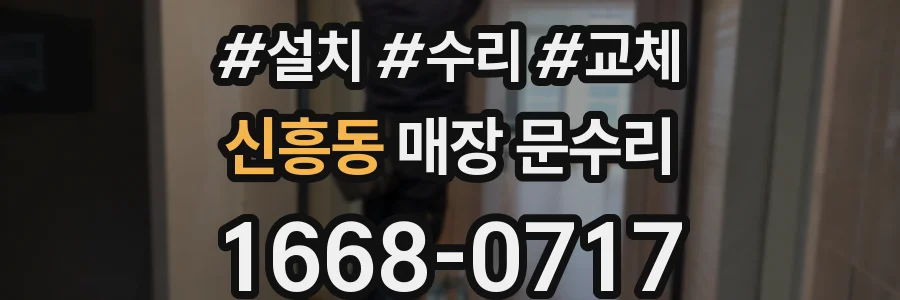 신흥동 매장 문수리