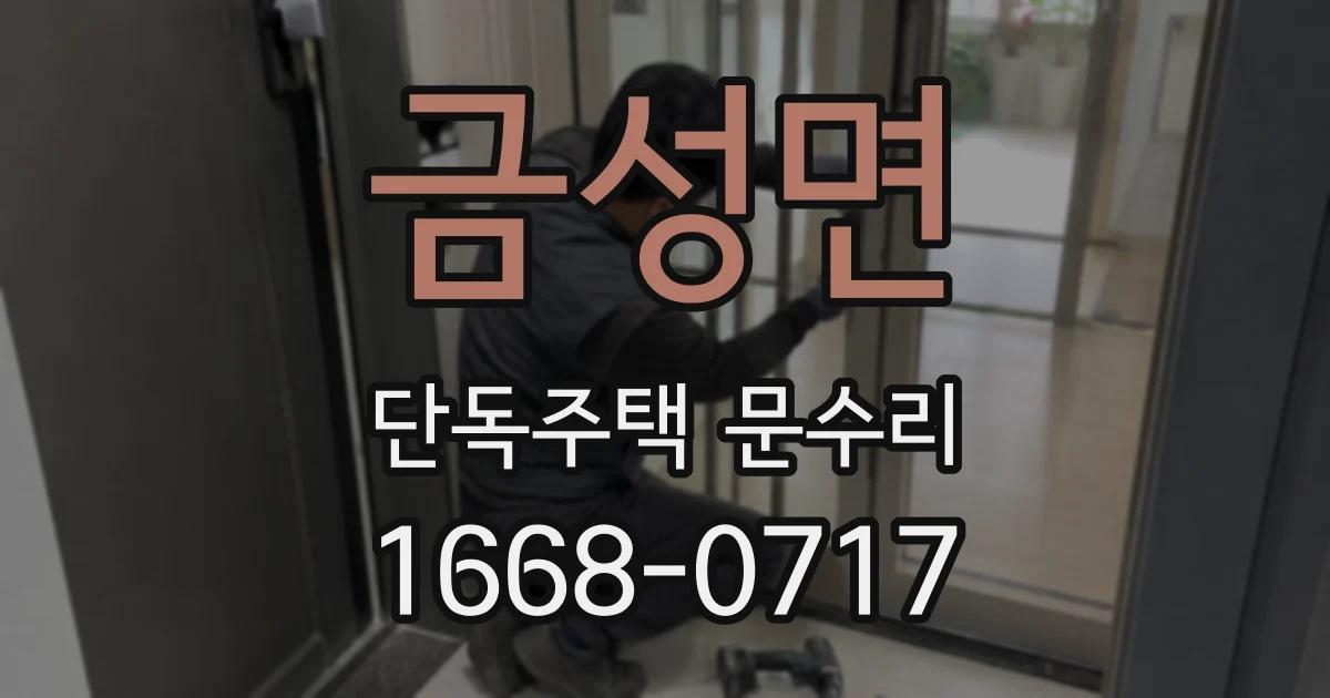금성면 단독주택 문수리