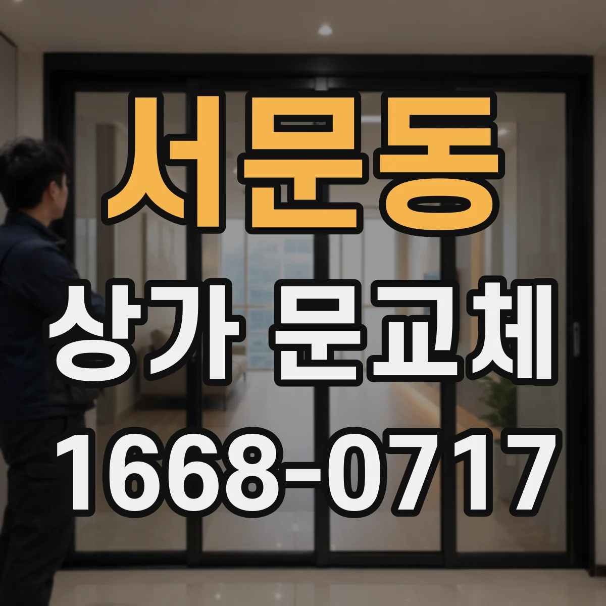 서문동 상가 문교체