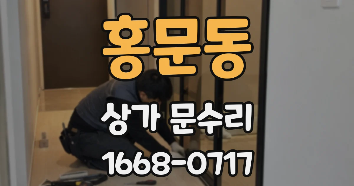 홍문동 상가 문수리