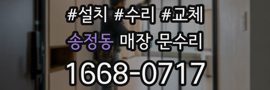 송정동 매장 문수리