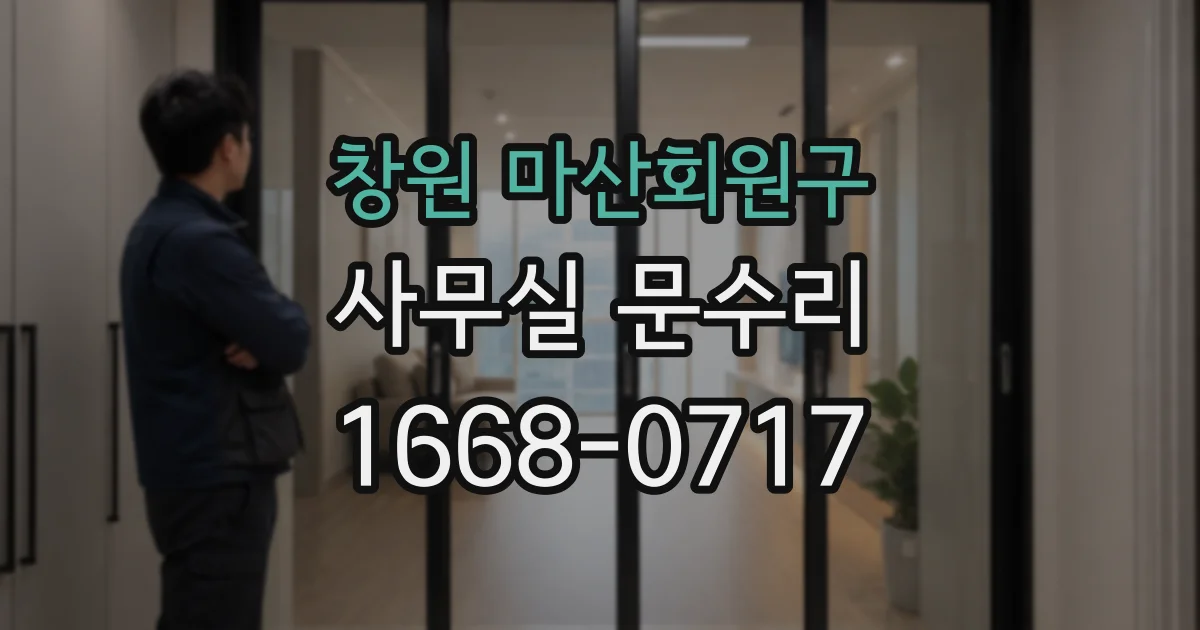 창원 마산회원구 사무실 문수리