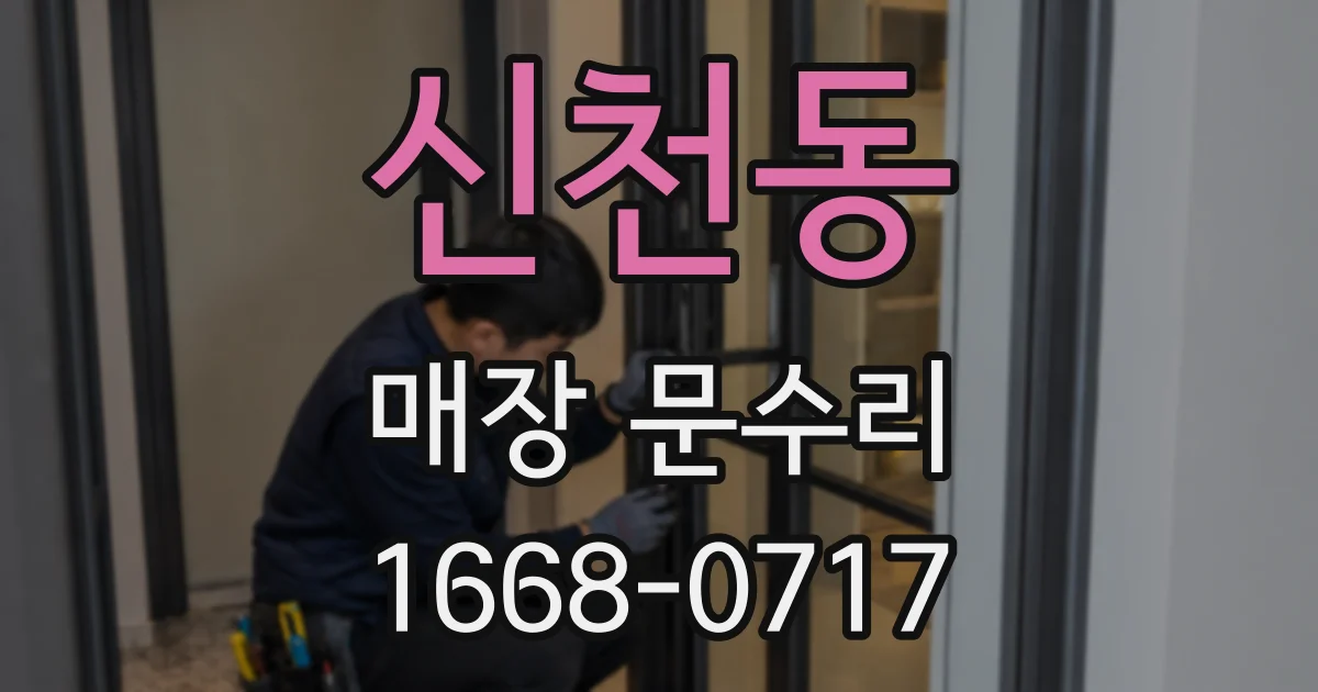 신천동 매장 문수리