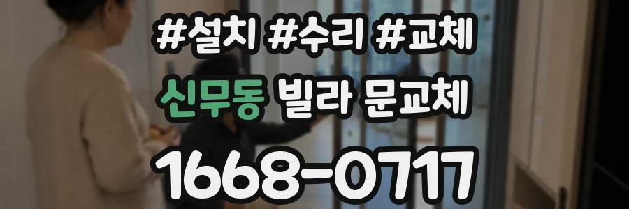 신무동 빌라 문교체