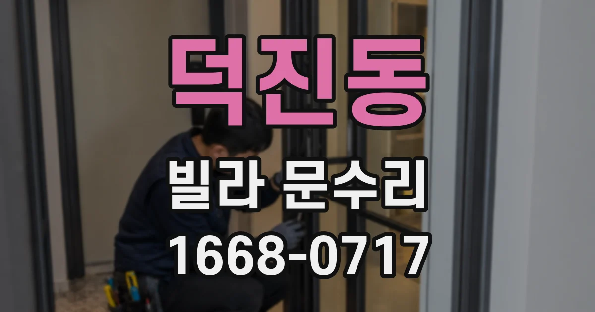 덕진동 빌라 문수리