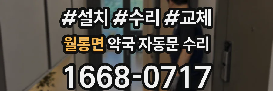 월롱면 약국 자동문 수리