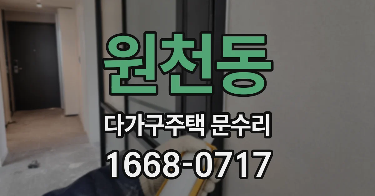 원천동 다가구주택 문수리