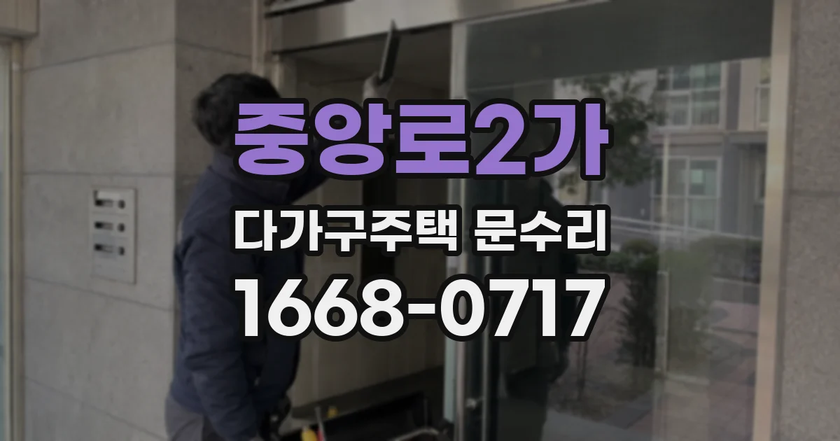 중앙로2가 다가구주택 문수리