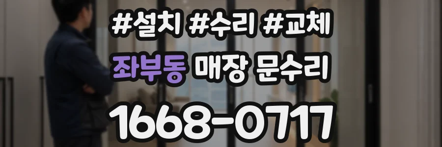 좌부동 매장 문수리