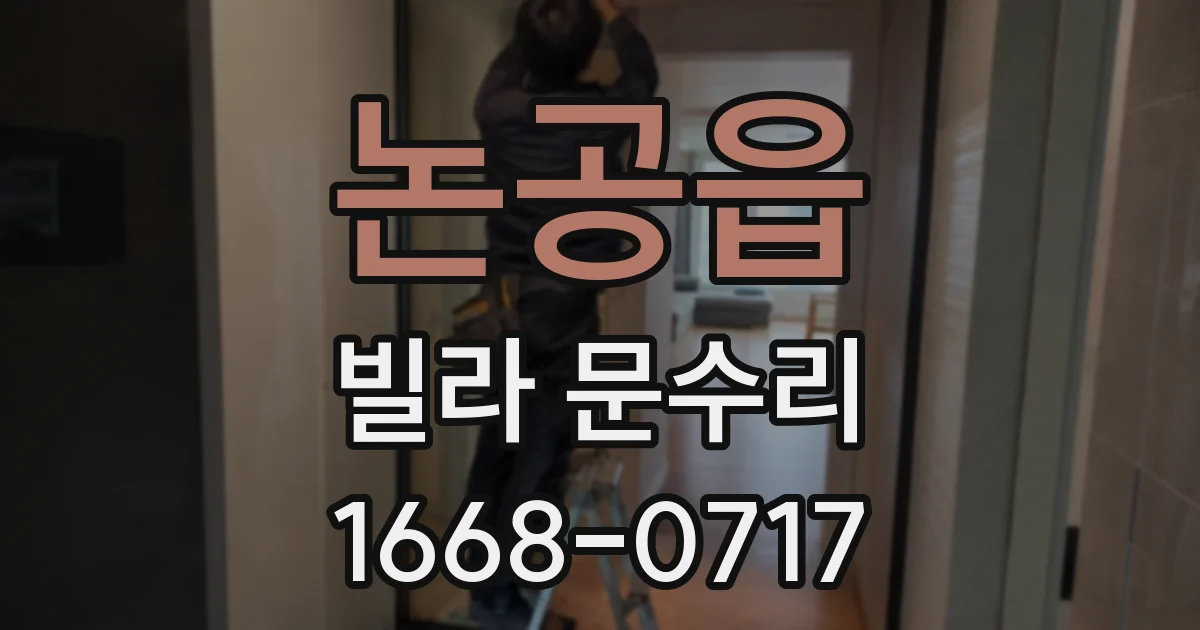 논공읍 빌라 문수리